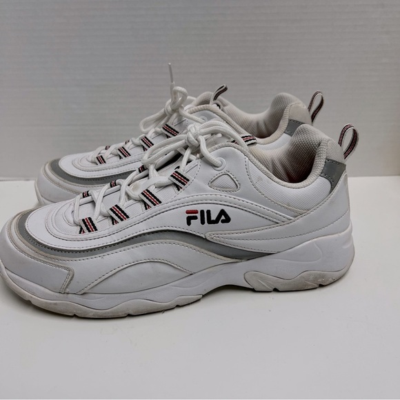 Fila Ray sneakers mens and white, size 10.5 - Picture 5 of 9